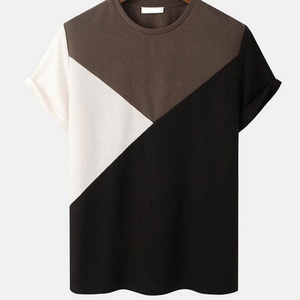 T-shirt pour homme de haute qualité personnalisé, 100% coton, respirant, écologique, tendance, haut en maille - Product Image 1