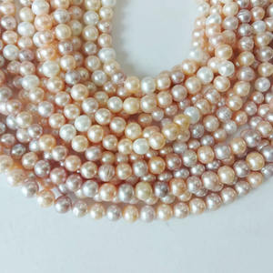 ไข่มุกน้ำจืดเกรด AA ขนาด 7.5-8.5 มม. สีลูกกวาด คุณภาพดี รูปทรงธรรมชาติ ราคาขายส่ง - Product Image 1