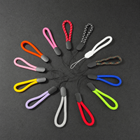 Tali Jari Pendek Kepang untuk Ponsel, USB & Kunci, Tali Tangan Anti Hilang Multi Warna dengan Cincin Pengikat, Tali Jari Mini