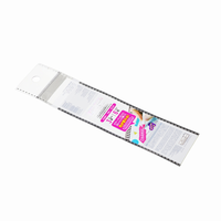 Sacs à tête auto-adhésifs en OPP nacré blanc pour emballage de bijoux, avec carte supérieure, marque HanTeng, impression offset, vente en gros, en stock