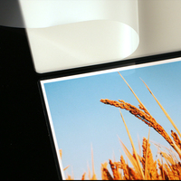 Wrap Holographique Superposition Peintre Offre Spéciale En Gros Sublimation En Plastique Mat Soluble Dans L'eau PET + EVA Stratification Film Carte D'appel