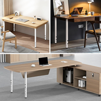 Pieds de table réglables 13 "-24", Pieds de bureau à hauteur réglable en métal, Pieds de meubles réglables