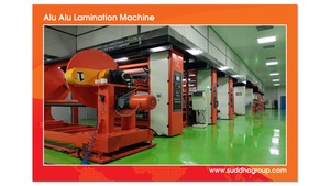 เครื่องเคลือบอัตโนมัติเครื่องเคลือบม้วนฟิล์มฟอยล์ Alu มีความยืดหยุ่นบรรจุภัณฑ์กระดาษมีความยืดหยุ่นสำหรับโรงงานตุ่ม - Product Image 4