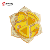 Badges métalliques personnalisés OEM, épingles émaillées Anime, badges personnalisés en forme d'étoile pour collection de jeux, broches artistiques.