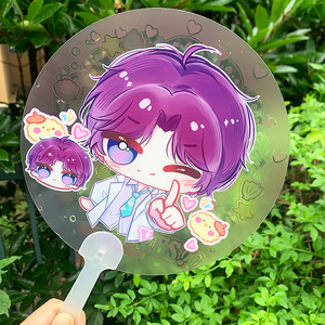Vigreat Diy Design Anime Cartoon Transparent Acclamations Kpop Fournisseur Usine Fabrication Échantillon Gratuit Ventilateur Acrylique - Product Image 5