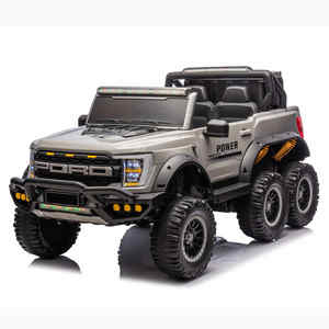 Voiture Jouet Électrique Populaire Rouge en Plastique Nouveau Modèle pour Enfants de 5 à 10 Ans, Grande Taille à Six Roues sur Batterie - Product Image 1