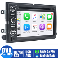 Radio Estéreo para Auto Ford con Reproductor de DVD/CD, Apple CarPlay Inalámbrico y Android Auto Mirror Link