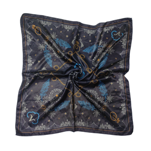 High Quality Fashionable Double Bandana Custom Polyester Checkered Satin <b>Square</b> <b>Scarf</b> Personalized Logo Print Outdoor Skin - Product Image 1