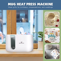 Presse à chaleur électrique portable automatique pour tasses, machine de sublimation, imprimante à plat, neuve