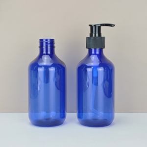 Luxury PET Plastic Round Empty Conditioner Body Lotion <b>Bottle</b> 200ml 300ml 500ml Shampoo <b>Pump</b> <b>Bottle</b> - Product Image 4