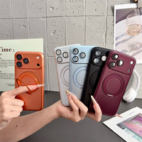 Étui de téléphone portable antichoc ultra-fin avec béquille magnétique rotative à 360° couleur originale pour iPhone 18 Pro Max 17 16 15 14 13