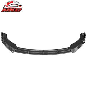 Pour Infiniti G37 2010-2013, lèvre de pare-chocs avant style IKON, impression fibre de carbone, 3 pièces, kit carrosserie PP de haute qualité - Product Image 1