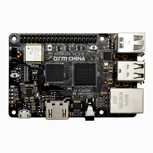 Eaidk310 Industrial Intelligence Development Board Rk3228h Tengine Ai Arm Zhouyi Android AI Development Kit