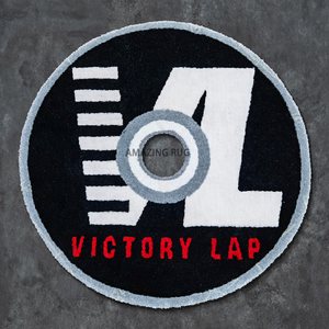 Alfombra de diseño de CD, Logo personalizado, forma única, para suelo - Product Image 3