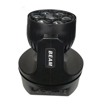 Mini projecteur laser LED RGBW 4 en 1 à effet de faisceau de lumière mobile pour scène, lumière de bar, DJ, disco, 6x15w 100W, lentille asphérique, 95 IP20