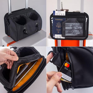 4 in 1 Travel Essentials Organizer Bag Luggage Drink <b>Holder</b> Crossbody Bag Phone <b>Tablet</b> Stand Storage Bag for Airport Accessories - Product Image 2