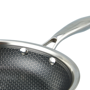 3 cái ba lớp thép không gỉ tổ ong không dính chảo Bộ - Product Image 3