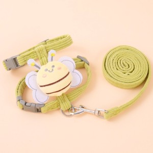 Arnés y Correa Personalizados de Nailon Ajustables Anti-Escape para Perros y Gatos con Diseño de Abeja - Product Image 6