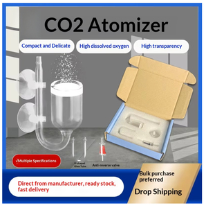 Difusor de Dióxido de Carbono <span class=keywords><strong>CO2</strong></span> de Vidrio con Diseño en Espiral para Acuarios, Transparente, Alta Solubilidad de Oxígeno - Product Image 5
