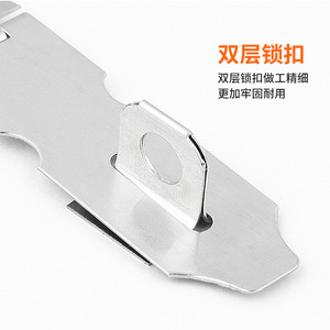 Stainless Steel Latch <b>Locks</b> 304 Keyless <b>Cabinet</b> Door Hardware Wardrobe Furniture <b>Lock</b> Minimalist Design Durable - Product Image 3
