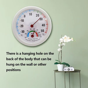 Higrômetro termômetro Mini Bell Shaped Analógico Higrômetro Umidade Assista-30-50 Graus Celsius - Product Image 5