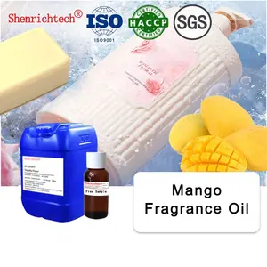 Materia prima aceites de baño de mango afrutados jabón gel corporal fragancias aceites para Gel de ducha Barra de champú