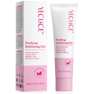 YECUCE Hydrate Profondément Nettoie les Pores Éclaircit le <span class=keywords><strong>Visage</strong></span> <span class=keywords><strong>Aloe</strong></span> <span class=keywords><strong>Vera</strong></span> Dissolvant de Peau Morte Purifiant <span class=keywords><strong>Gel</strong></span> Exfoliant - Product Image 3