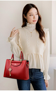 Bolsos cruzados de diseño de moda, bolsos de hombro de cuero PU de alta calidad, bolsos de mano casuales de lujo para mujer - Product Image 6