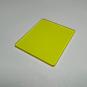 Filtros Ópticos 465-475nm, Filtros de Paso de Banda Larga, Filtros de Vidrio Óptico con Transmisión Amarilla, WQ-JB470, 95% de Transmitancia - Product Image 2