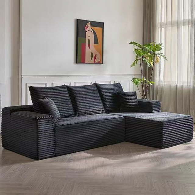 Modern Roll Packing Living Room Hot Sale Sponge Convertible Bounce Vacuum Set Compressed Modular Sofa