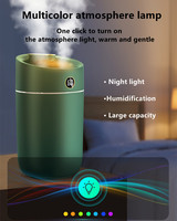 Diffuseur de brume fraîche de grande capacité sur pied, humidificateur d'air ultrasonique avec lumière LED, ml