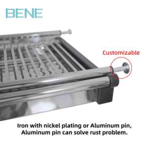 Oem מטבח מסחרי פלדה צלחת נירוסטה מתלה בסגנון מודרני צלחת נתיק ייבוש מדף ניקוז עבור אחסון ארון - Product Image 6