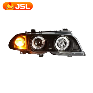 Pour <span class=keywords><strong>BMW</strong></span> Série 3 <span class=keywords><strong>E46</strong></span> Quatre Portes (1998-2002) - Nouvel Ensemble Phare LED Amélioré et Modifié avec Lentille à Ouverture - Product Image 2