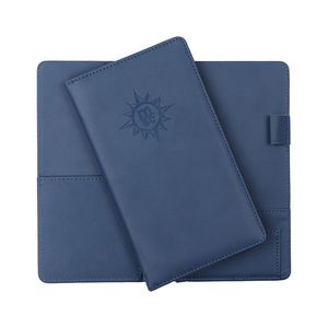 Clip para Billetes de Hotel, Diseño Minimalista, de Cuero PU Azul, Impermeable, 10*10*2.5cm, Venta al Por Mayor, Directo de Fábrica - Product Image 1