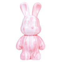 Porte-clés Ours fluide DIY de dessin animé 23 cm, Lapin fluide, Support de présentation, Activité créative parent-enfant
