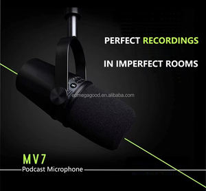 Microphone MV7 portatif, carte son intégrée, balayage pour chant, diffusion en direct, ordinateur de bureau, notebook, Podcast - Product Image 2