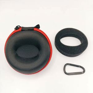 Étui de rangement portable noir de luxe en EVA avec fermeture éclair pour montre simple, idéal pour les voyages - Product Image 4