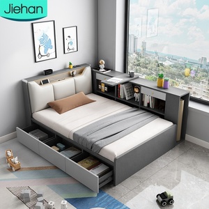 Cama Infantil Nórdica Moderna de Lujo, Diseño Simple, Precio Económico al por Mayor, Cama para Niños y Adolescentes - Product Image 1