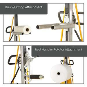 Pengangkat rol kertas gulung hidrolik stabil dengan ketahanan tekanan tinggi untuk gulungan berat. - Product Image 3