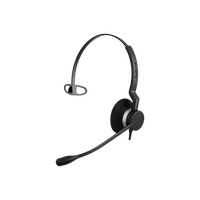 Casque stéréo supra-auriculaire Jabra Biz 2300 Duo/Mono QD avec microphone antibruit
