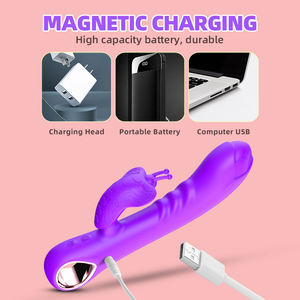 Vibromasseur de clitoris pour adulte, jouets sexuels pour femme, gode, stimulateur du point G, stimulateur clitoridien, masseur, nouveau modèle 2 ln 1 - Product Image 6