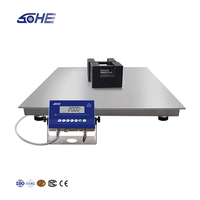 Balance de camion antidéflagrante intrinsèquement sûre SOHE 3T 1,5m x 1,5m, monocouche, en acier inoxydable 304, avec affichage LED, OEM, la plus vendue