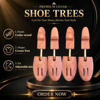 Embauchoirs à lattes Cedar Elements - Lot de 2 (Grands) Anti-humidité pour maintenir la forme