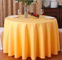 YC0320-15 Nappe Ronde Non Tissée pour Hôtels, Banquets et Mariages - Style Moderne, Anti-Huile et Imperméable, Personnalisable - Vente Chaude