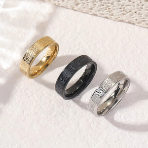 Bague <span class=keywords><strong>Mylove</strong></span> pour Femme, Tendance, en Acier Inoxydable, Arabe Musulmane, Religieuse, Coran, Islam, Vente en Gros Anillos de Acero - Product Image 1
