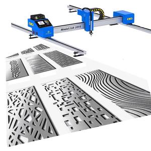 เครื่องตัดพลาสม่า/แก๊ส CNC แบบเคลื่อนย้ายได้ รุ่นใหม่ โครงสร้างเหล็กกล้าไร้สนิม พร้อมมอเตอร์สเต็ปเปอร์ 120A แรงดันสูง 220V 350W รุ่น JL - Product Image 1