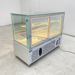 Adjustable Glass Pastry Bakery <strong>Bread</strong> <strong>Display</strong> Fridge Digital LED Temperature Control Fan LED Table Top Cake <strong>Showcase</strong> Refrigerator - Product Image 6