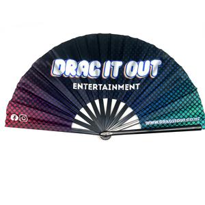 Ventilateurs à main en bambou, polyester et nylon personnalisables en gros - Prix abordables pour les événements et les détaillants - Product Image 3