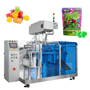 <span class=keywords><strong>Machine</strong></span> d'emballage alimentaire entièrement automatique haute efficacité pour sachets préformés Doypack de bonbons mous granulés - Product Image 1