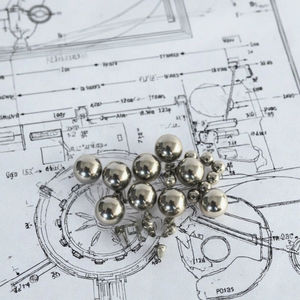 Hochpräzise 100 Cr6 6,35mm G20 Chromstahl kugel Massiv metall kugel - Product Image 4